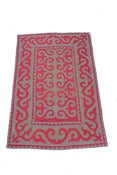 Image of 4'.6"*8'.2" shyrdak, pink and gray (28)