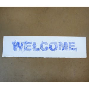 Image of Welcome Blue - PRINT