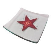 Image of Classic Red Star Bowl. 14cm, 22cm