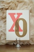 Image of "XO" Vintage Wood Type