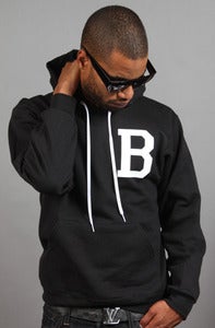 Image of Letterman B Hoodie Black