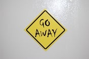 Image of Go Away Magnet