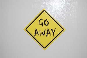 Image of Go Away Magnet