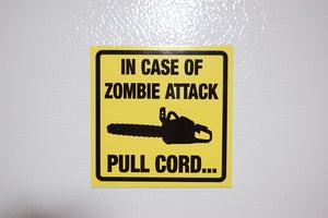 Image of In Case Of Zombie Attack Magnet