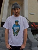 Image of HIT ME ' white tee shirt 