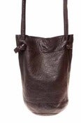 Image of Cross body 100% canadian leather bag (Side Saddle)
