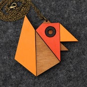 Image of Geometric Bird - Origami Necklace