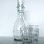 Image of stacking carafe & glasses
