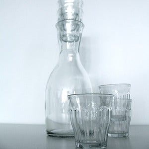 Image of stacking carafe & glasses
