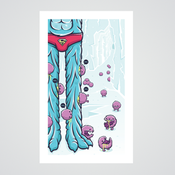 Image of Daddy Abominaball Print