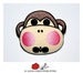 Image of Swarovski Monkey Plush Pin