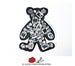 Image of Clear Crystal Bear Pin  Model#JCPBear02