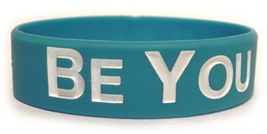 Image of Be You (tiful) Wristband - Blue
