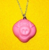Image of Dollies Chocolate Pig Necklace
