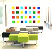 Image of Color Blocks 8x8 28.1 - Large Collection of Painted Wood Blocks