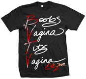 Image of Cursive Inappropriate Shirt