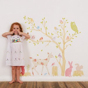 Image of Woodland Scene (girly) / Dans les bois (fille)