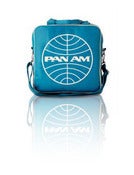 Image of PAN AM RECORD RETROBAG TURQUOISE FAUX LEATHER
