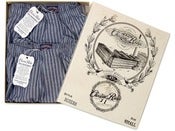 Image of Vintage Blue Stripe Boxers (2 Pack)