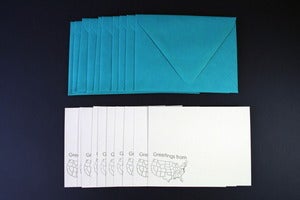 Image of Greetings From stationery set
