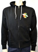 Image of Rasta Zip Hoodie in BLACK