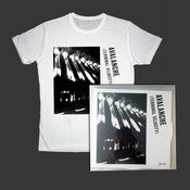 Image of Erol Alkan & Boys Noize Ft Jarvis Cocker - Avalanche (Terminal Velocity) T-Shirt & 12" Vinyl Bundle
