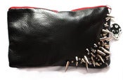 Image of Black Spiked Mushroom Pouch