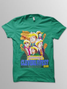 Image of The Cleverlyfest Kelly Green T Shirt