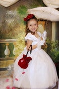 Image of Blooming Velvet Satchel - Flower Girl Basket Alternative/Handbag