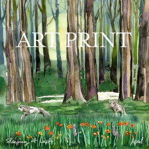 Image of "April" Yearbook Art Print
