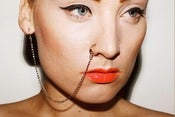 Image of Delicate Ear to Nose chain (Gold or Silver)