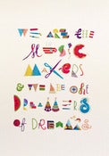 Image of Makers Dreamers - A2 Poster