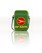 Image of AIR ZAIRE RETROBAG FAUX LEATHER GREEN MEDIUM CABIN BAG