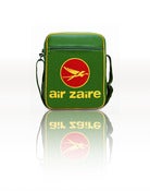 Image of AIR ZAIRE GREEN RETROBAG FAUX LEATHER LARGE CABIN BAG