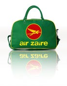 Image of AIR ZAIRE GREEN OVERNIGHT HOLDALL FAUX LEATHER