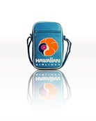 Image of HAWAIIAN RETROBAG TURQUOISE FAUX LEATHER SMALL CABIN BAG