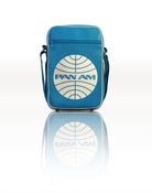 Image of PAN AM RETROBAG FAUX LEATHER TURQUOISE MEDIUM CABIN BAG