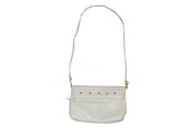 Image of Soft Gray Studded Handbag