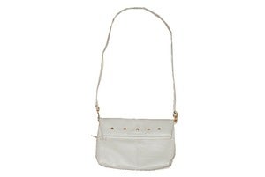 Image of Soft Gray Studded Handbag