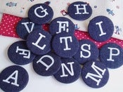 Image of Alphabet Button Badge