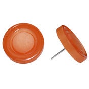 Image of Concentric circles orange studs