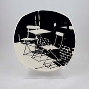 Image of Meghan Lunos Small Bistro Scene Plate