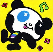Image of "Choop Dancing Yellow" Acrylic on Wood