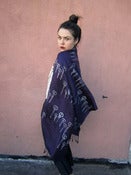 Image of Antique Scissor Scarf (Silver/Purple)