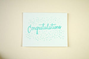 Image of Confetti Congratulations card