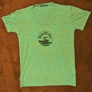 Image of RainWater Recordings Unisex Scoop Tee - Emerald