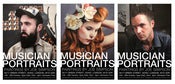 Image of Complete Set of 3 'Musician portraits' Posters 