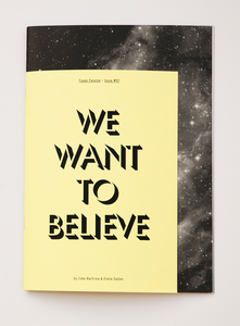 Image of Issue #1 - We want to believe