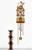Image of "Black forest moment" Domestic Wallpaper Clock