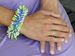 Image of Eco Flip Flop Coral Design Bracelet